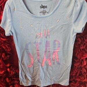 Circo All Star Kids Sleep Shirt - Light Blue Size Large